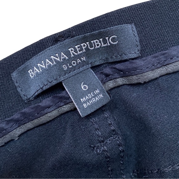 Banana Republic Sloan Faux Leather Black Pant - Picture 4 of 5